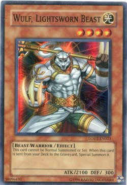 画像1: 【特価品】英語版 ライトロード・ビースト ウォルフ LODT-EN023（スーパーレア）