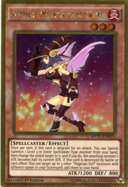 画像1: 【特価品】英語版 アップル・マジシャン・ガール MVP1-ENG15 1st（ゴールドレア）