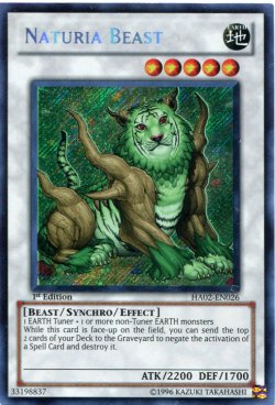 画像1: 【特価品】英語版 ナチュル・ビースト HA02-EN026 1st（シークレットレア）