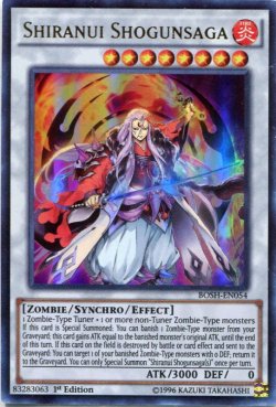画像1: 【特価品】英語版 戦神－不知火 BOSH-EN054 1st（ウルトラレア）