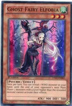 画像1: 【特価品】英語版 異怪の妖精 エルフォビア LTGY-EN085 1st（スーパーレア）