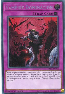 画像1: 【特価品】英語版 ヴァンパイアの支配 DASA-EN011 1st（シークレットレア）