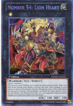 画像1: 【特価品】英語版 Ｎｏ.５４ 反骨の闘士ライオンハート NUMH-EN026 1st（シークレットレア）