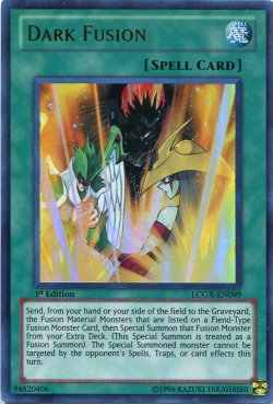 画像1: 【特価品】英語版 ダーク・フュージョン LCGX-EN099 1st（ウルトラレア）