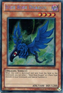 画像1: 【特価品】英語版 ブルーローズ・ドラゴン EXVC-EN099（シークレットレア）