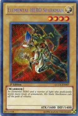 画像1: 【特価品】英語版 Ｅ・ＨＥＲＯ スパークマン LCGX-EN007 1st（シークレットレア）
