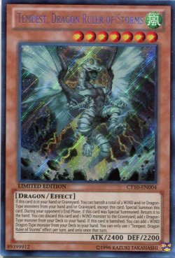 画像1: 【特価品】英語版 嵐征竜－テンペスト CT10-EN004（シークレットレア）