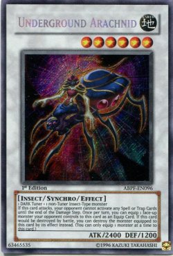 画像1: 【特価品】英語版 地底のアラクネー ABPF-EN096 1st（シークレットレア）