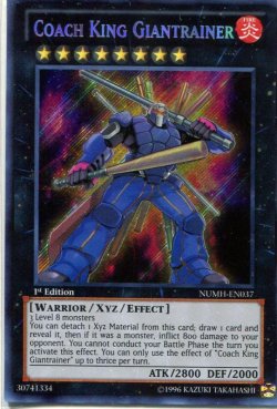 画像1: 【特価品】英語版 熱血指導王ジャイアントレーナー NUMH-EN037 1st（シークレットレア）