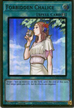 画像1: 【特価品】英語版 禁じられた聖杯 MAGO-EN048 1st（プレミアムゴールドレア）