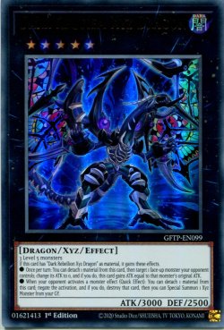 画像1: 【特価品】英語版 ダーク・レクイエム・エクシーズ・ドラゴン GFTP-EN099 1st（ウルトラレア）