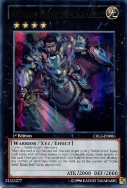 画像1: 【特価品】英語版 聖騎士王アルトリウス CBLZ-EN086 1st（ウルトラレア）