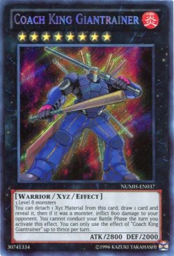 画像1: 【特価品】英語版 熱血指導王ジャイアントレーナー NUMH-EN037（シークレットレア）