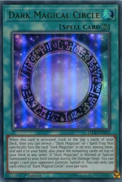 画像1: 【特価品】英語版 黒の魔導陣 LEDD-ENA15 1st（ウルトラレア）