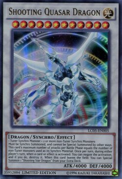 画像1: 【特価品】英語版 シューティング・クェーサー・ドラゴン LC05-EN005 Limited Edition（ウルトラレア）