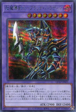 画像1: 超魔導剣士－ブラック・パラディン QCLP-JP021（シークレットレア）