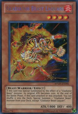 画像1: 【特価品】英語版 剣闘獣ラクエル RYMP-EN096（シークレットレア）