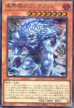 画像1: 未界域のビッグフット（イラスト違い） QCAC-JP007（シークレットレア）