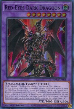 画像1: 【特価品】英語版 超魔導竜騎士－ドラグーン・オブ・レッドアイズ RA02-EN021 1st（スーパーレア）