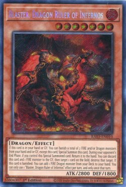 画像1: 【特価品】英語版 焔征竜－ブラスター RA03-EN010 1st（シークレットレア）