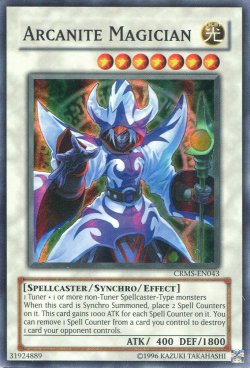 画像1: 【特価品】英語版 アーカナイト・マジシャン CRMS-EN043（スーパーレア）