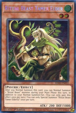 画像1: 【特価品】英語版 霊獣使いの長老 RA03-EN012 1st（シークレットレア）