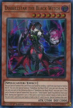 画像1: 【特価品】英語版 黒魔女ディアベルスター RA03-EN032 1st（ウルトラレア）
