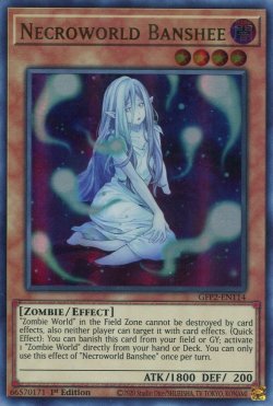 画像1: 【特価品】英語版 屍界のバンシー GFP2-EN114 1st（ウルトラレア）