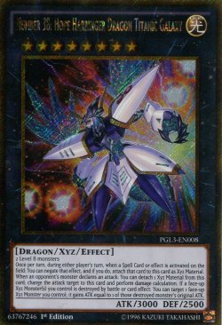 画像1: 【特価品】英語版 Ｎｏ.３８ 希望魁竜タイタニック・ギャラクシー PGL3-EN008 1st（ゴールドシークレットレア）