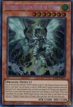 画像1: 【特価品】英語版 嵐征竜－テンペスト RA03-EN011 1st（シークレットレア）