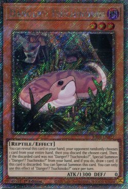 画像1: 【特価品】英語版 未界域のツチノコ RA04-EN027 1st（プラチナシークレットレア）