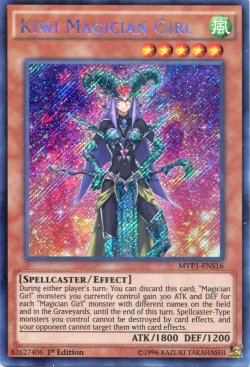 画像1: 【特価品】英語版 キウイ・マジシャン・ガール MVP1-ENS16 1st（シークレットレア）