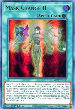 画像1: 【特価品】英語版 マスク・チェンジ・セカンド GFTP-EN113 1st（ウルトラレア）
