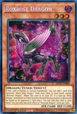 画像1: 【特価品】英語版 ロクスローズ・ドラゴン MP22-EN060 1st（プリズマティックシークレットレア）
