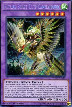 画像1: 【特価品】英語版 聖霊獣騎 カンナホーク THSF-EN030 1st（シークレットレア）