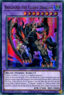 画像1: 【特価品】英語版 痕喰竜ブリガンド PHRA-EN031 1st（ウルトラレア）