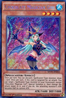 画像1: 【特価品】英語版 チョコ・マジシャン・ガール MVP1-ENS52 1st（シークレットレア）