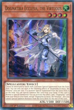 画像1: 【特価品】英語版 教導の聖女エクレシア RA01-EN020 1st（ウルトラレア）