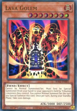 画像1: 【特価品】英語版  溶岩魔神ラヴァ・ゴーレム RA01-EN001 1st（ウルトラレア）