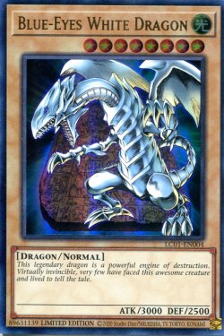 画像1: 【特価品】英語版 青眼の白龍 LC01-EN004 Limited Edition 25th（ウルトラレア）