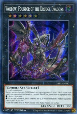 画像1: 【特価品】英語版 死祖の隷竜ウォロー DABL-EN047 1st（スーパーレア）