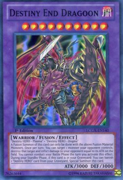 画像1: 【特価品】英語版 Ｄｒａｇｏｏｎ Ｄ－ＥＮＤ LCGX-EN140 1st（スーパーレア）