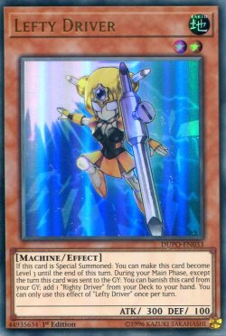 画像1: 【特価品】英語版 レフティ・ドライバー DUPO-EN033 1st（ウルトラレア）