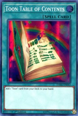 画像1: 【特価品】英語版 トゥーンのもくじ DASA-EN043 1st（スーパーレア）