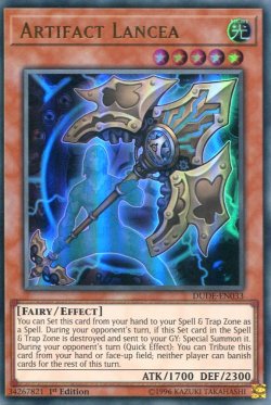 画像1: 【特価品】英語版 アーティファクト－ロンギヌス DUDE-EN033 1st（ウルトラレア）