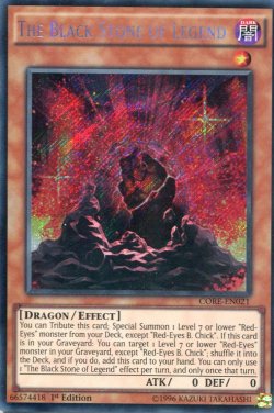 画像1: 【特価品】英語版 伝説の黒石 CORE-EN021 1st（シークレットレア）