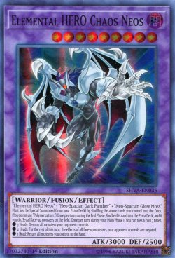画像1: 【特価品】英語版 Ｅ・ＨＥＲＯ カオス・ネオス SHVA-EN035 1st（スーパーレア）