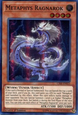画像1: 【特価品】英語版 メタファイズ・ラグナロク CIBR-EN023 1st（スーパーレア）