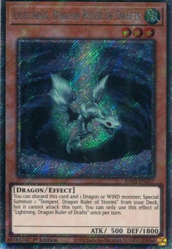 画像1: 【特価品】英語版 風征竜－ライトニング RA03-EN257 1st（プラチナシークレットレア）