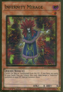 画像1: 【特価品】英語版 インフェルニティ・ミラージュ MAGO-EN005 1st（プレミアムゴールドレア）